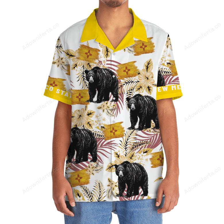 New Mexico State Proud Black Bear Hawaiian Shirt