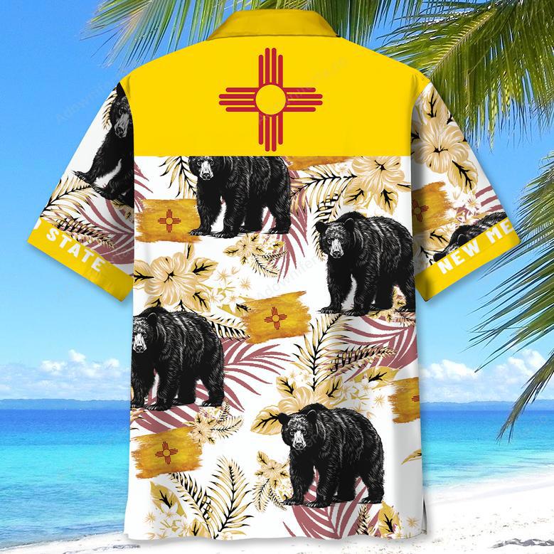 New Mexico State Proud Black Bear Hawaiian Shirt