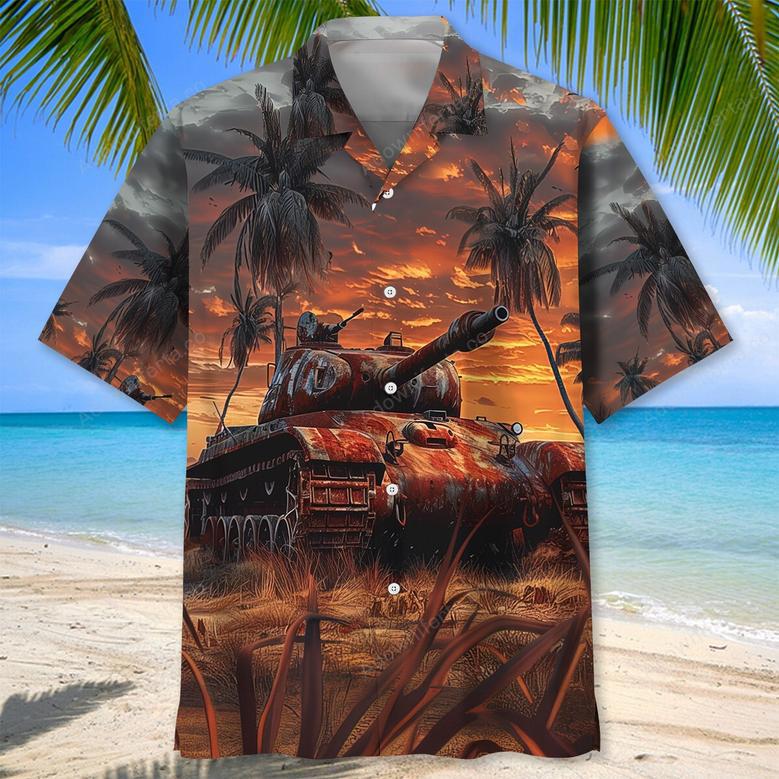 Old Soldier Tank Hawaiian Shirt