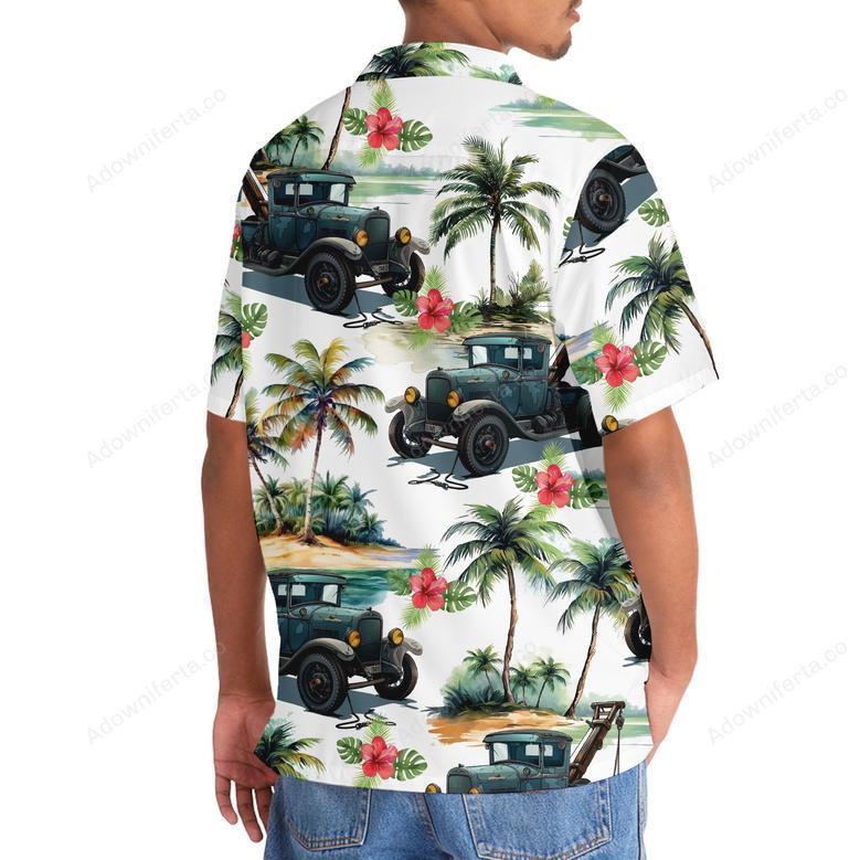 Old Tow Truck Hawaiian Shirt