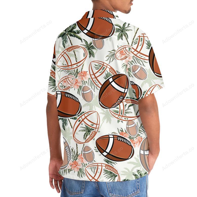 Palm Tree Football Hawaiian Shirt