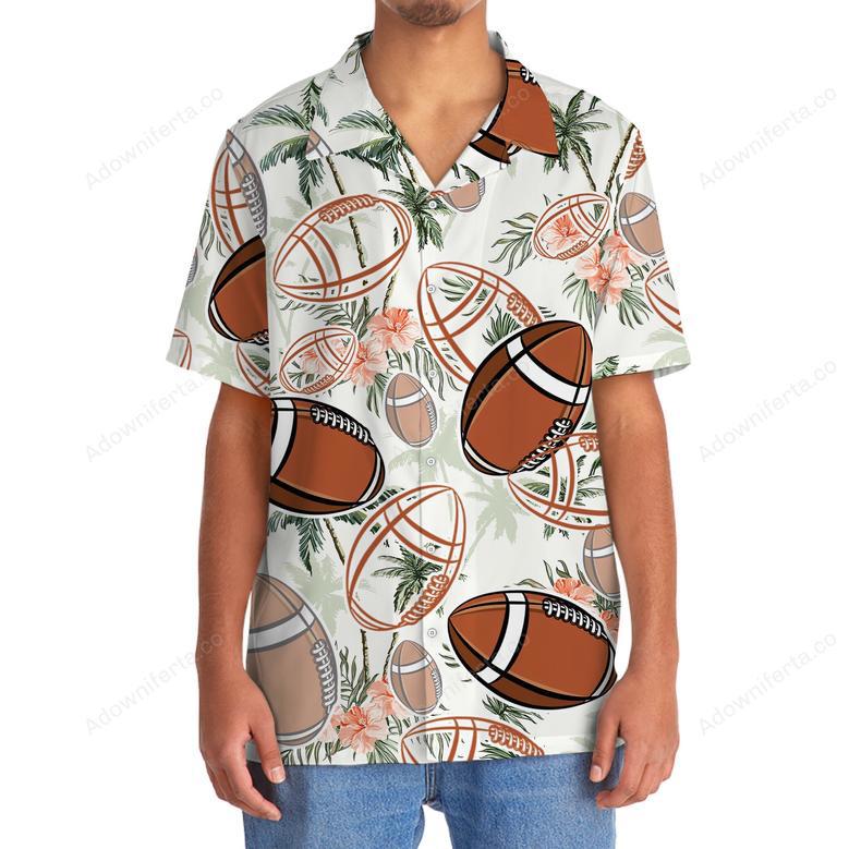 Palm Tree Football Hawaiian Shirt