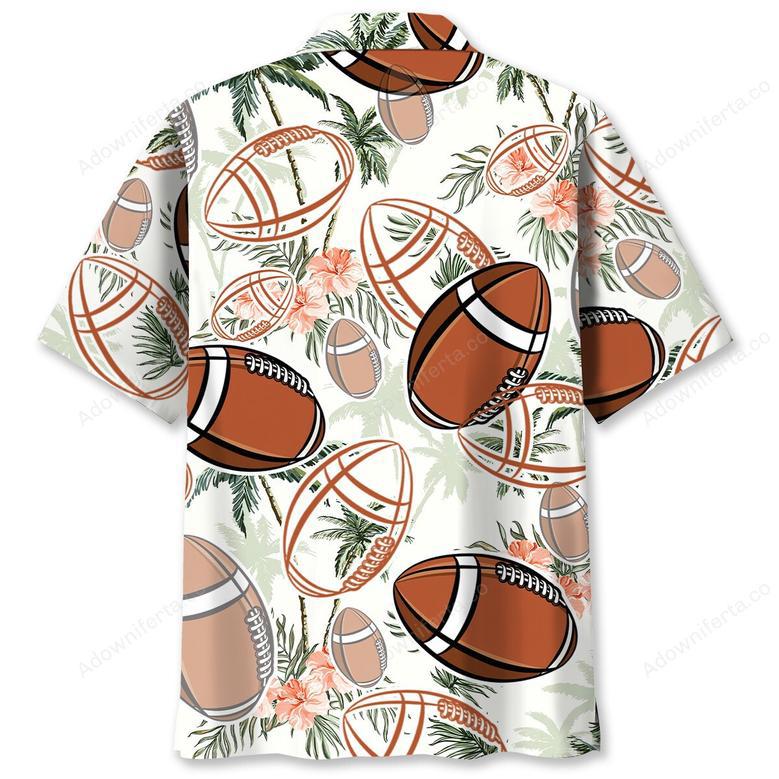 Palm Tree Football Hawaiian Shirt