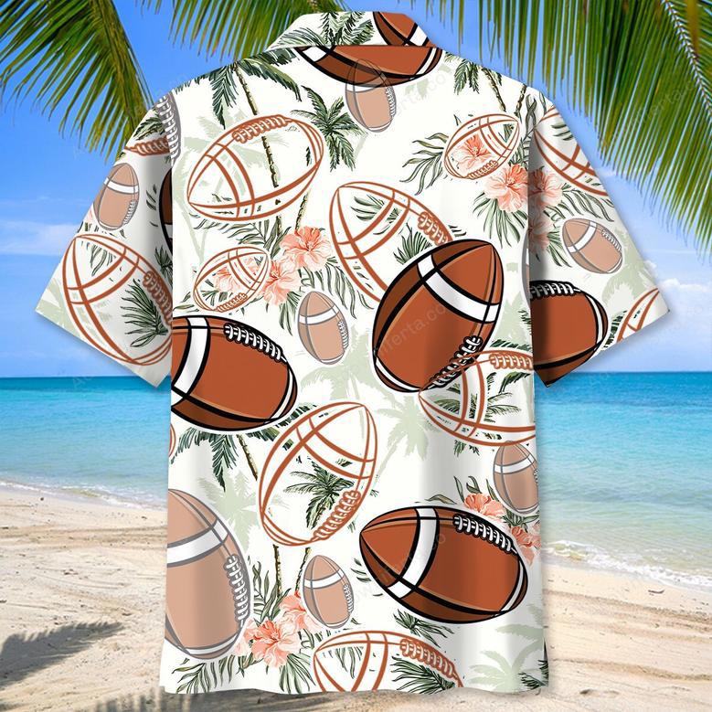 Palm Tree Football Hawaiian Shirt