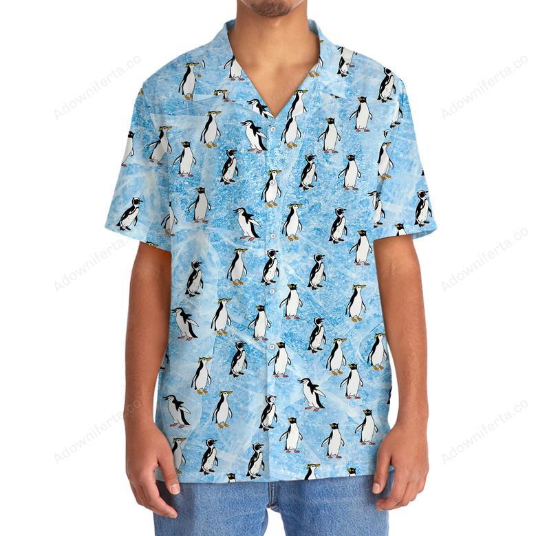 Penguins Ice Hawaiian Shirt