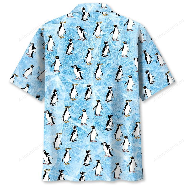 Penguins Ice Hawaiian Shirt