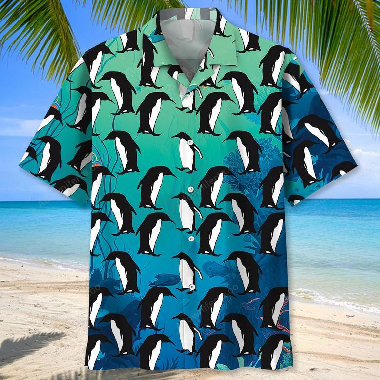 Penguins Ocean Hawaiian Shirt