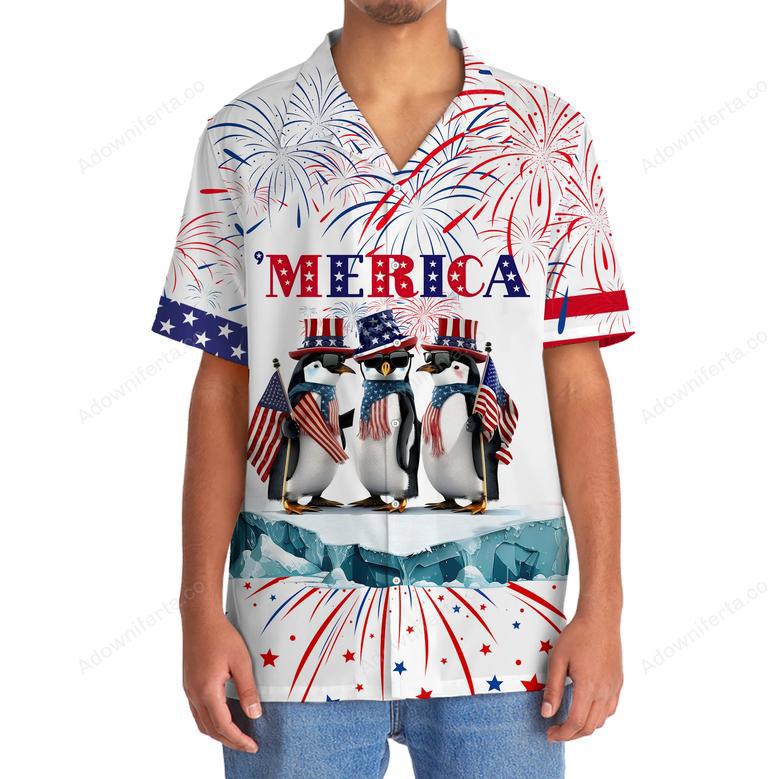 Penguins Usa Hawaiian Shirt