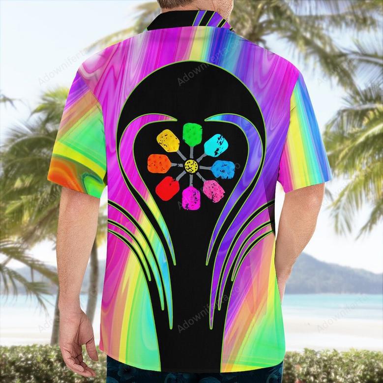 Pickleball Color Hawaiian Shirt