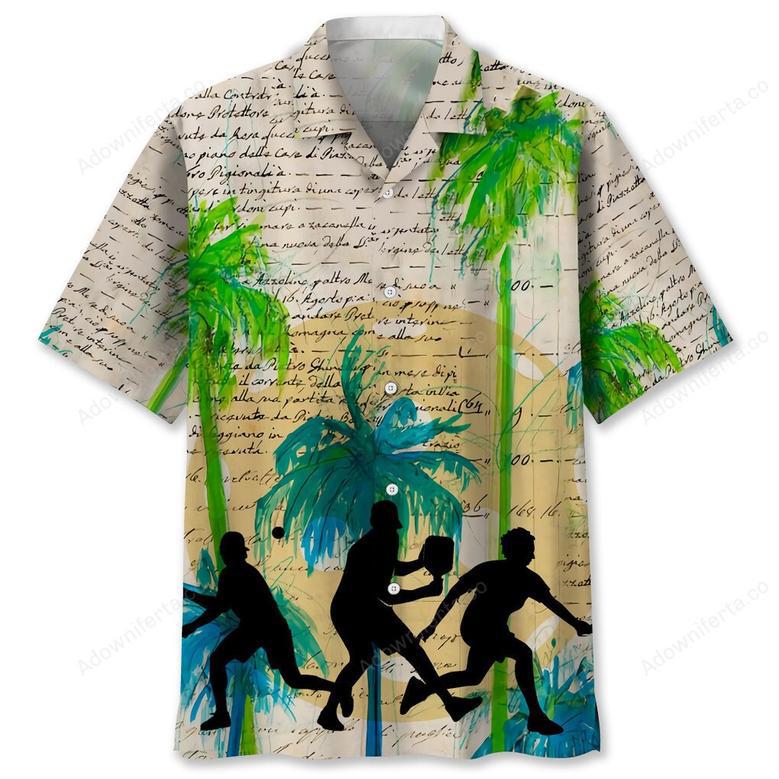 Pickleball Tree Vintage Hawaiian Shirt