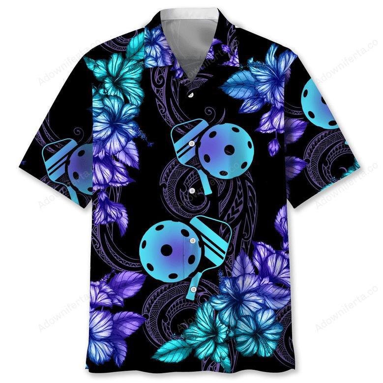 Pickleball Tropical Hawaiian Shirt