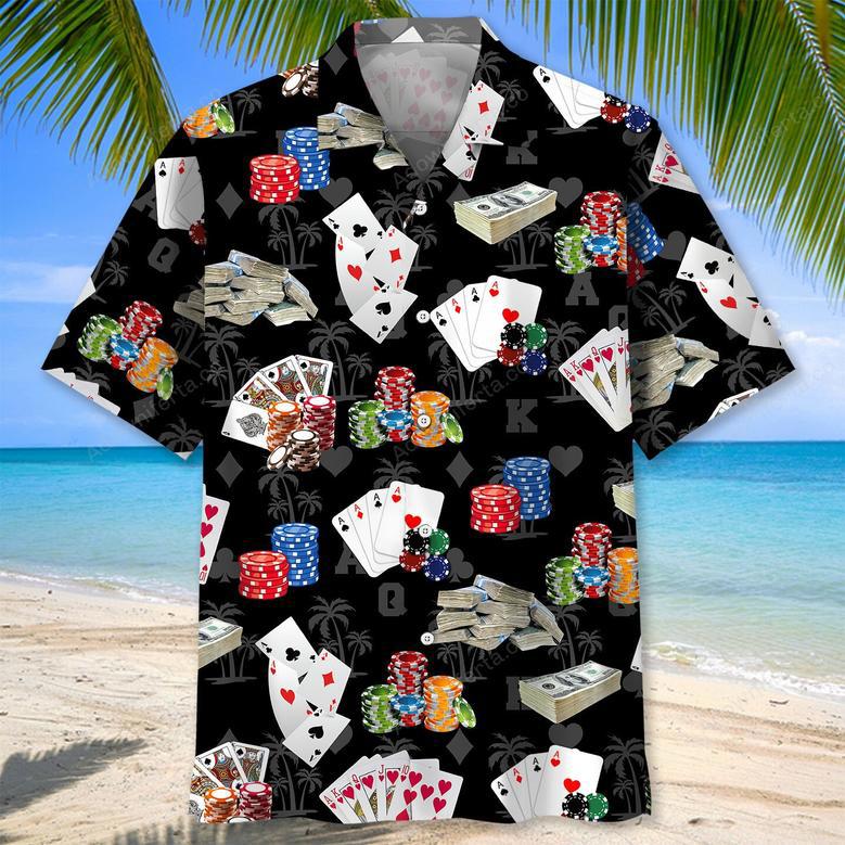 Poker Hawaiian Shirts for Men