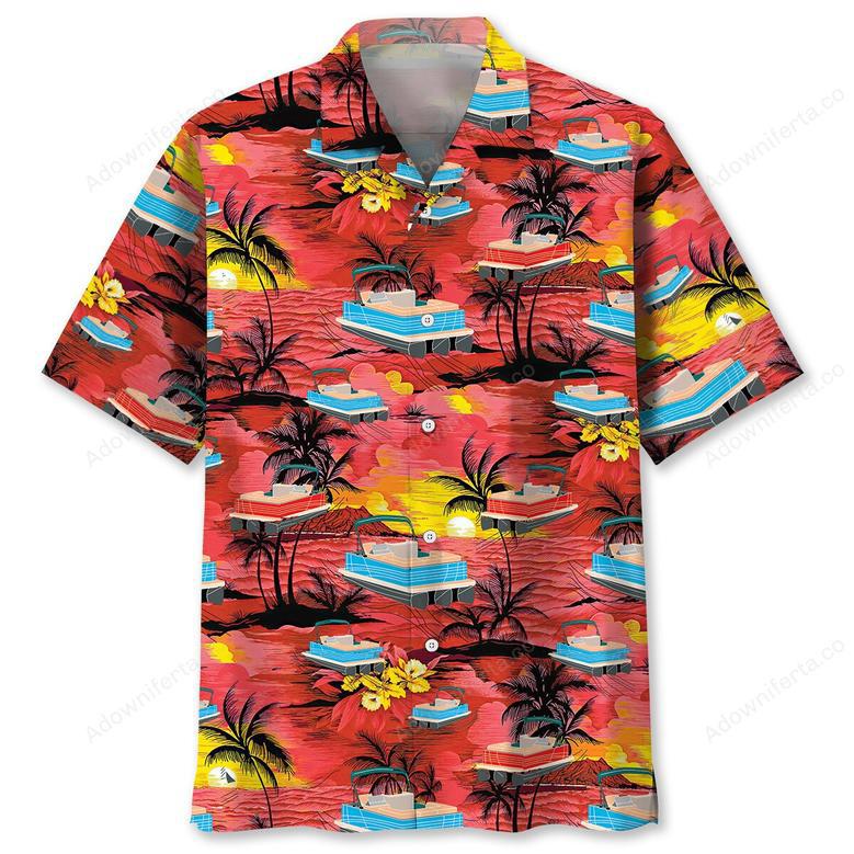 Pontoon Retro Hawaiian Shirt