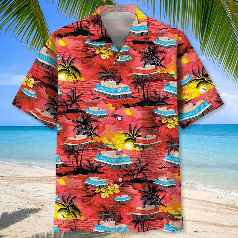 Pontoon Retro Hawaiian Shirt