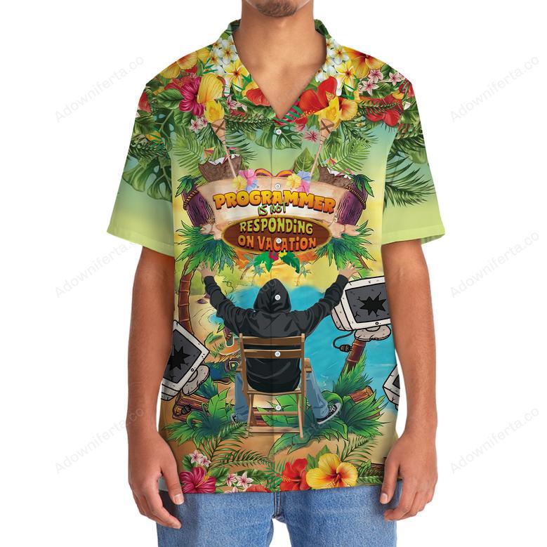 Programmer Vacation Mode On Hawaiian Shirt