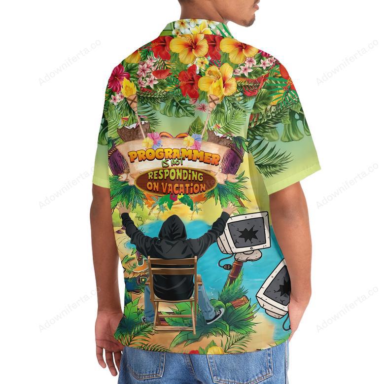 Programmer Vacation Mode On Hawaiian Shirt