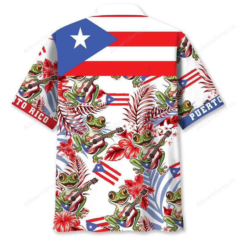 Puerto Rico Proud Hawaiian Shirt