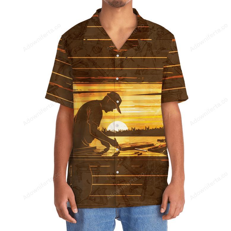 Retired Carpenter Hawaiian Shirt