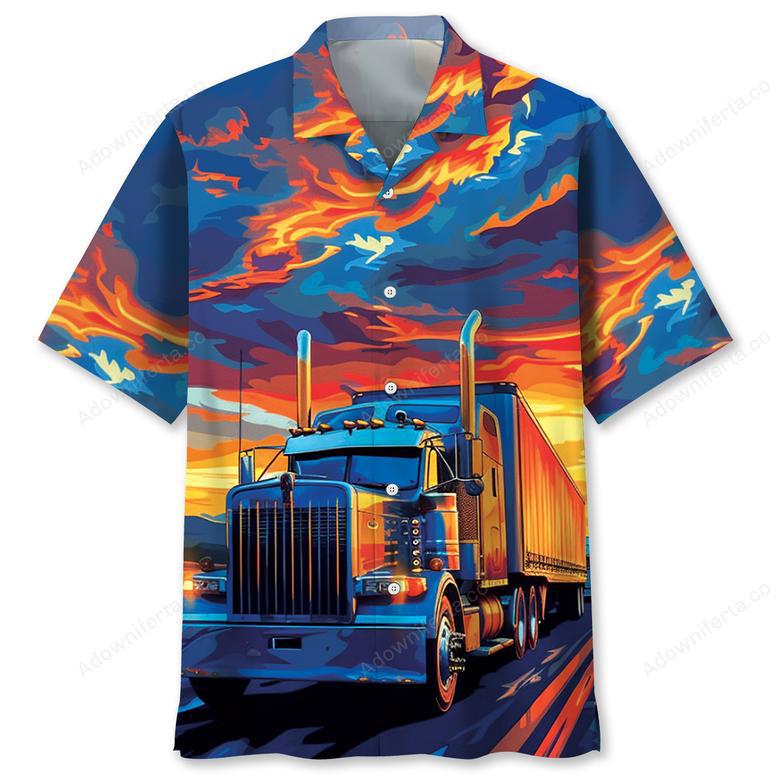 Retired Truck Driver Hawaiian Shirt