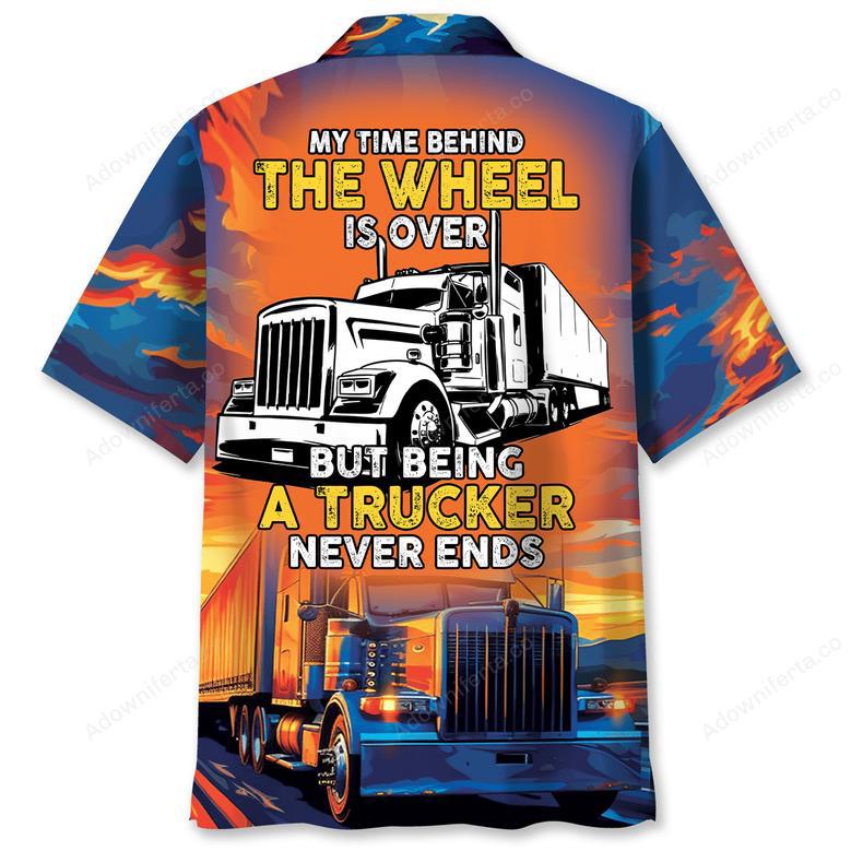 Retired Truck Driver Hawaiian Shirt