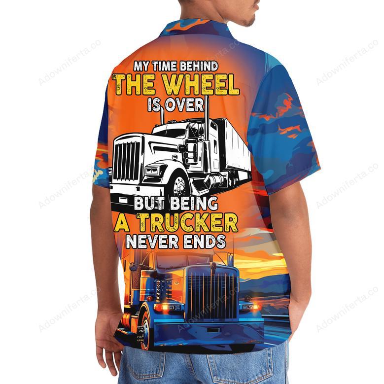 Retired Truck Driver Hawaiian Shirt