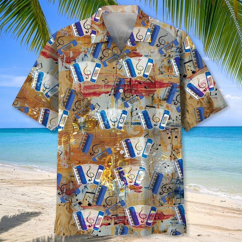 Retro Accordion Hawaiian Shirt