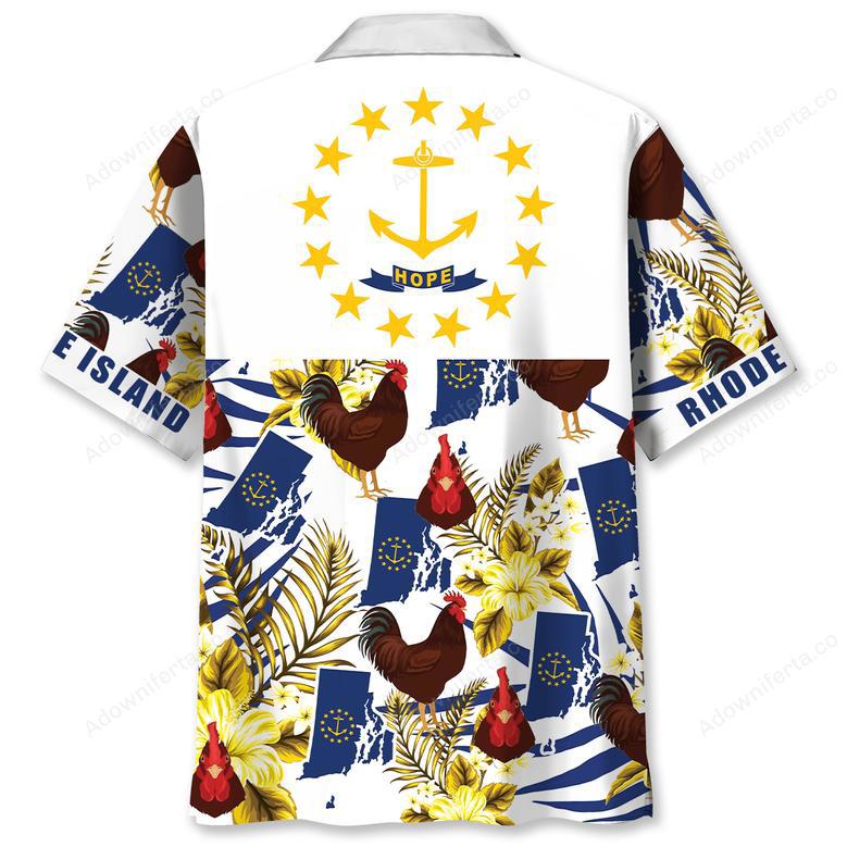 Rhode Island Proud Hawaiian Shirt