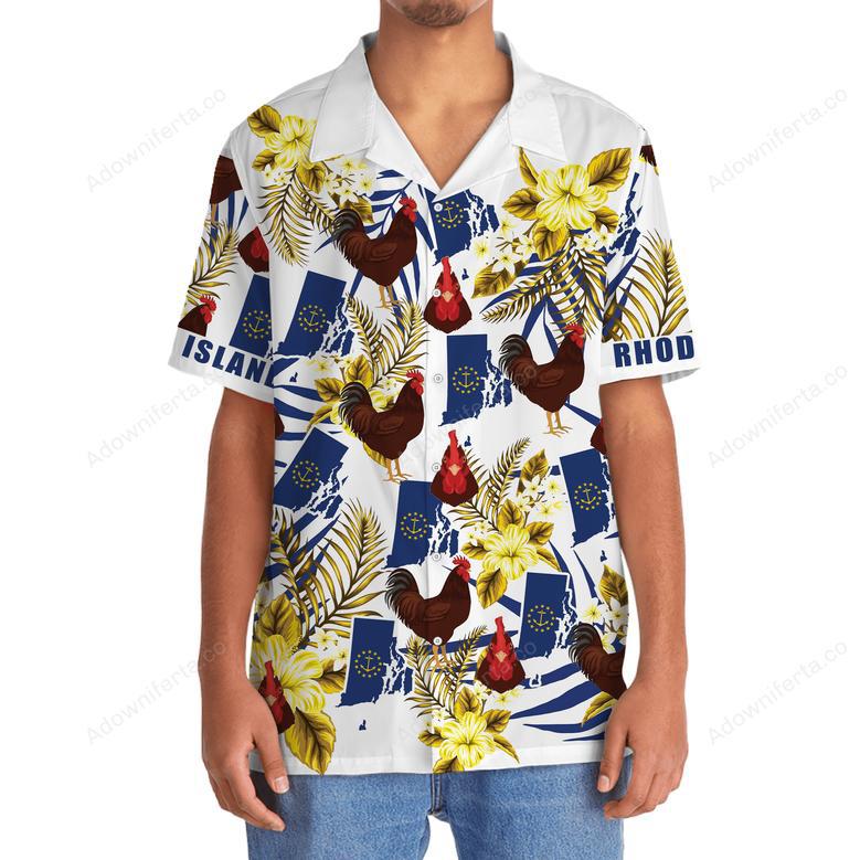 Rhode Island Proud Hawaiian Shirt