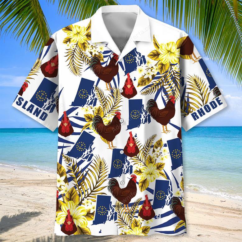 Rhode Island Proud Hawaiian Shirt