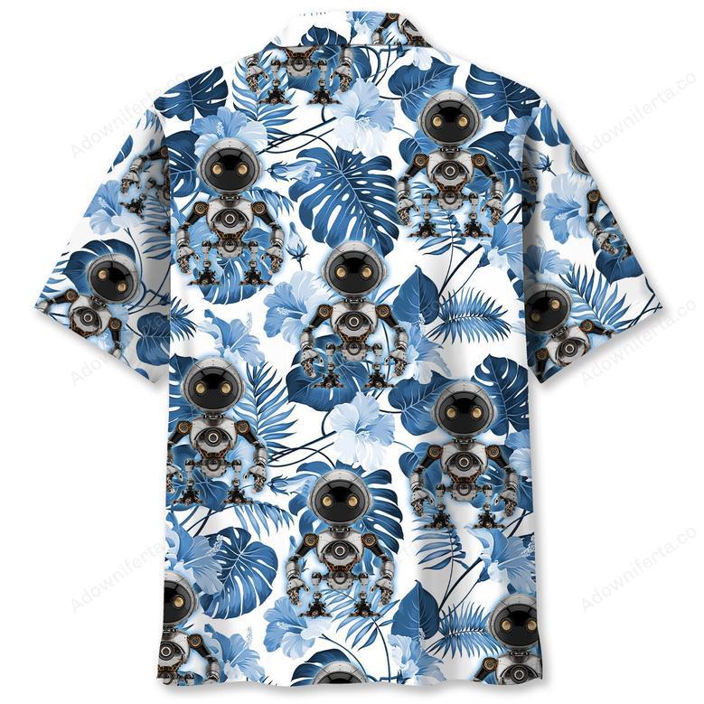 Robotic Hawaiian Shirt