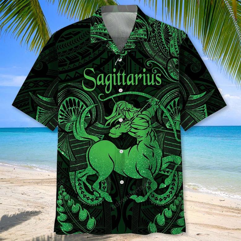 Sagittarius Zodiac Polynesian Hawaiian Shirt