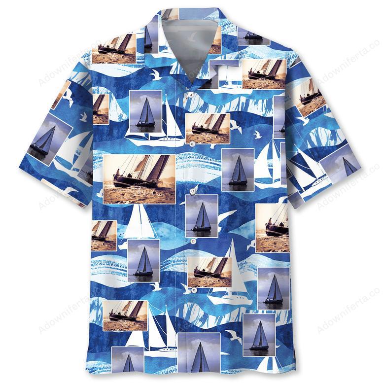 Sailboat Aventure Hawaiian Shirt