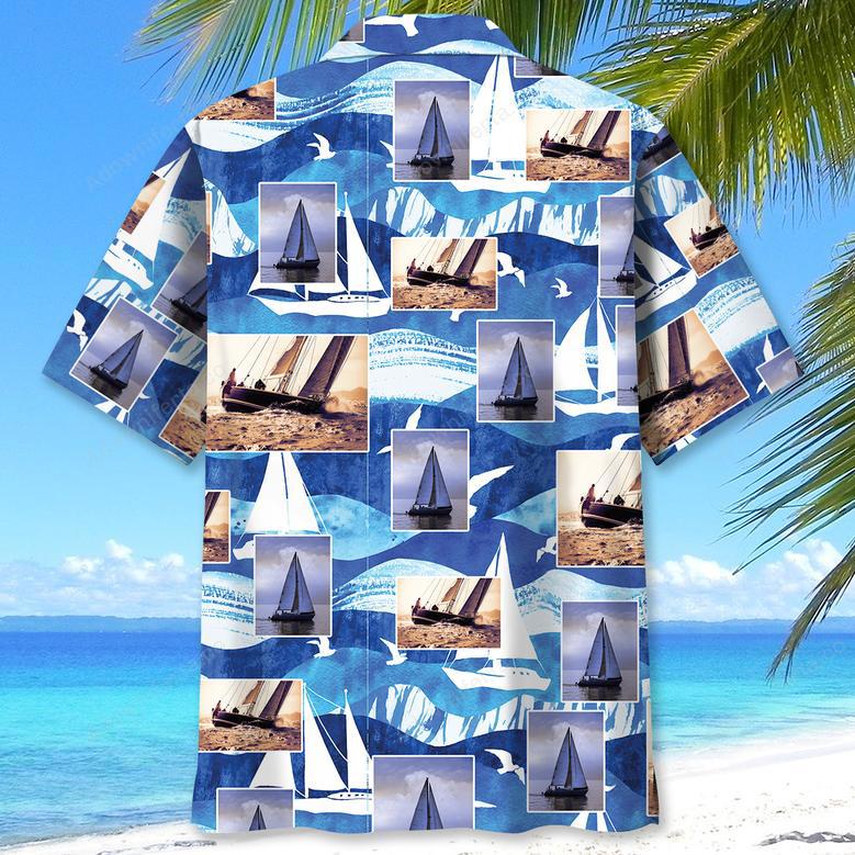 Sailboat Aventure Hawaiian Shirt