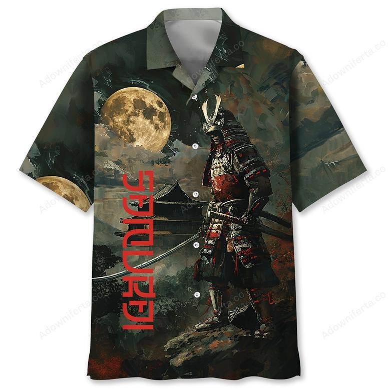 Samurai Warrior Hawaiian Shirt