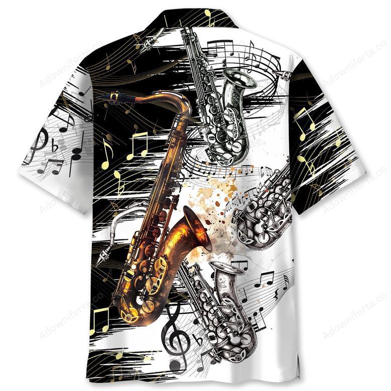 Saxophone Art Hawaiian Shirt