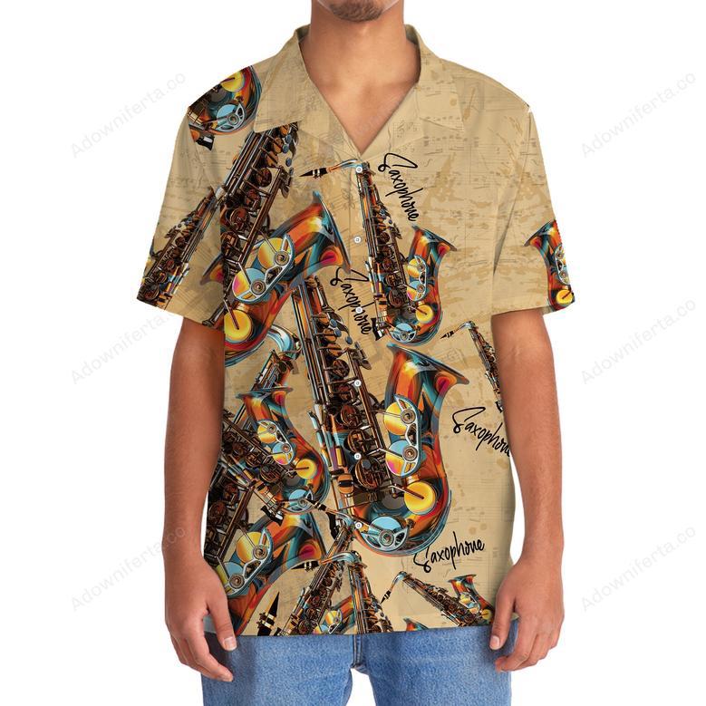 Saxophone Hawaiian Shirt