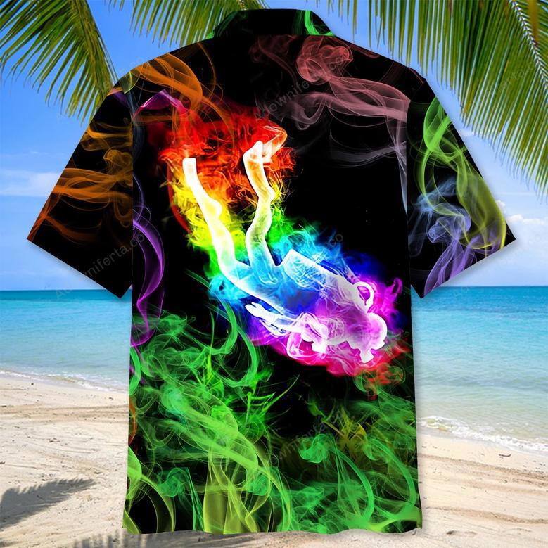 Scuba Diving Colorful Hawaiian Shirt