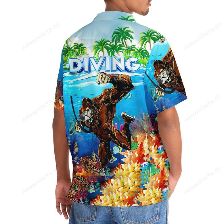 Scuba Diving Diving Hawaiian Shirt