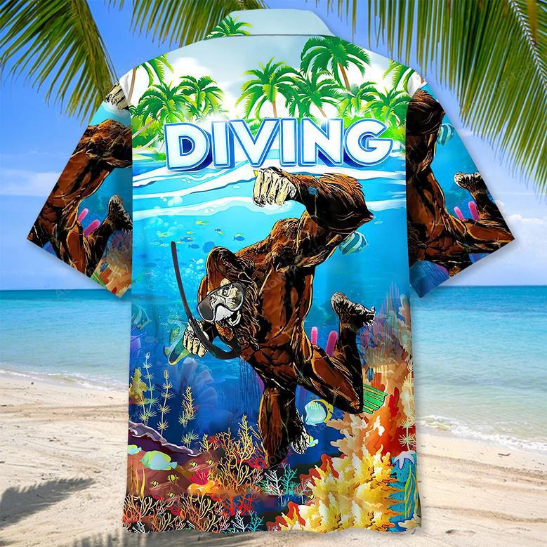 Scuba Diving Diving Hawaiian Shirt