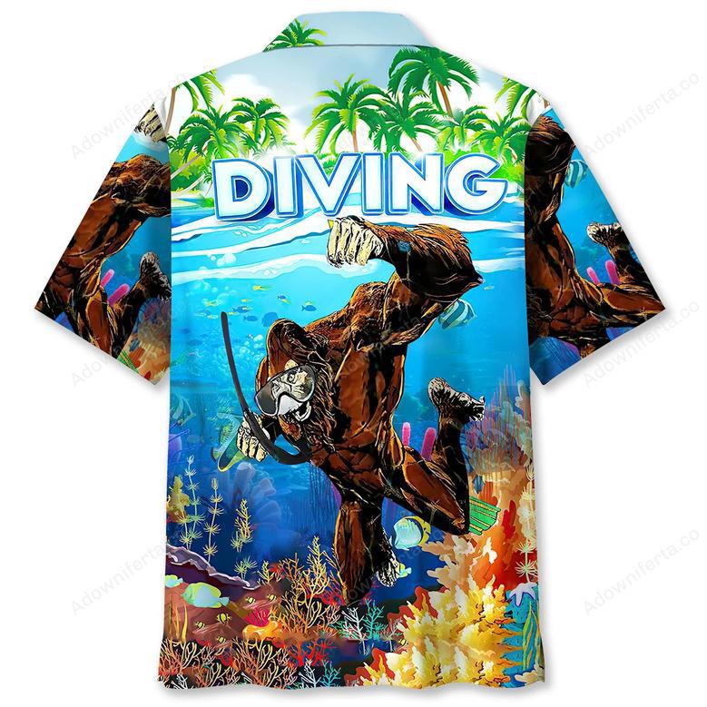 Scuba Diving Diving Hawaiian Shirt