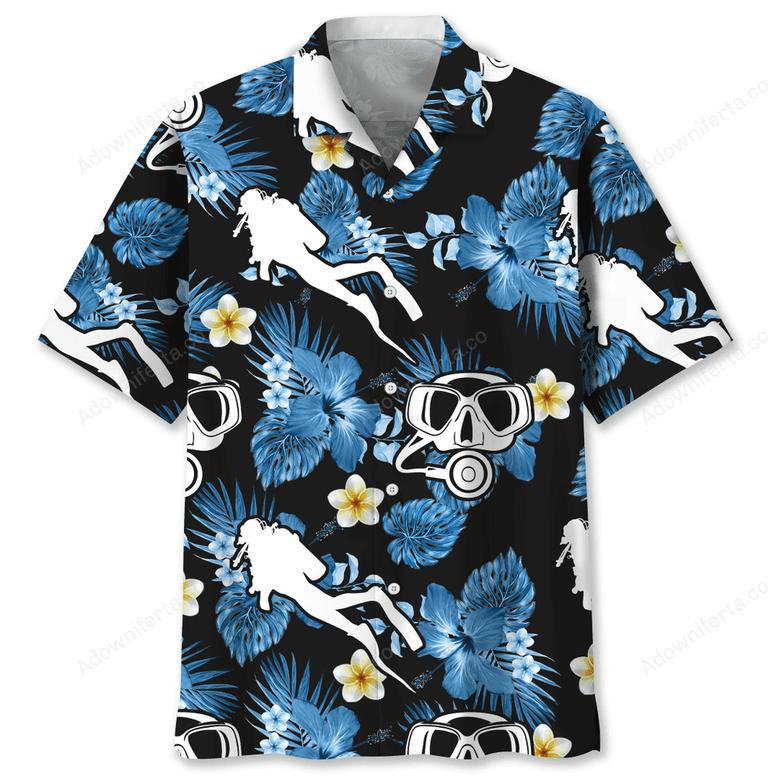 Scuba Diving Nature Hawaiian Shirt