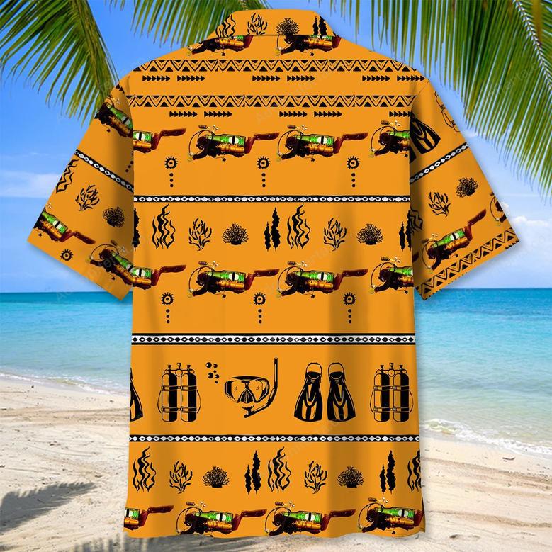 Scuba Diving Vintage Tool Hawaiian Shirt