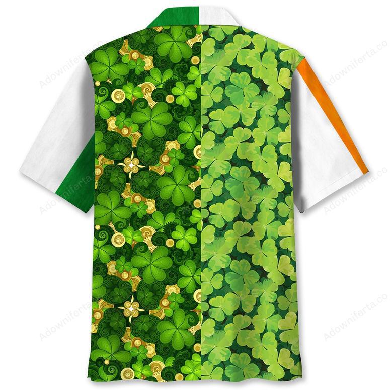 Shamrock Irish St.Patrick Day Hawaiian Shirt