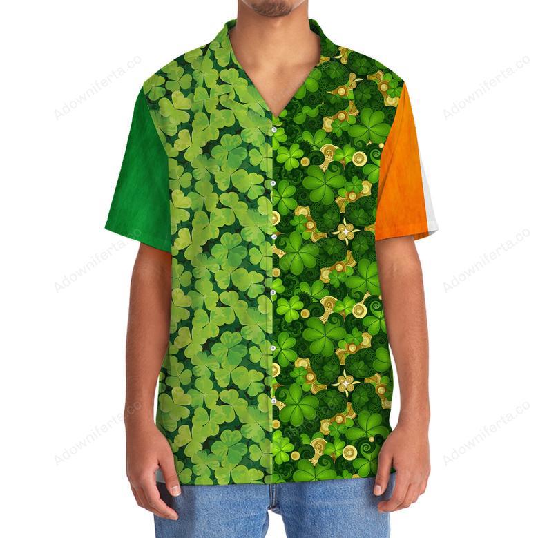 Shamrock Irish St.Patrick Day Hawaiian Shirt