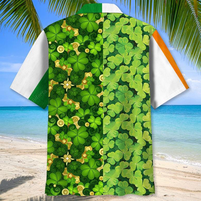 Shamrock Irish St.Patrick Day Hawaiian Shirt