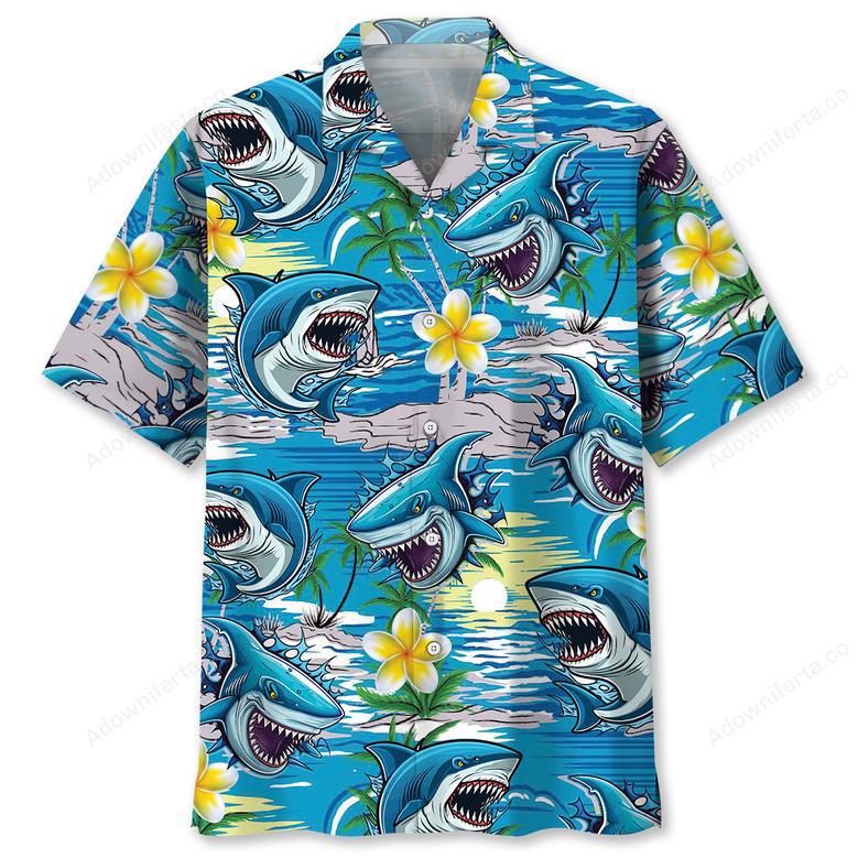 Shark Aloha Hawaiian Shirt