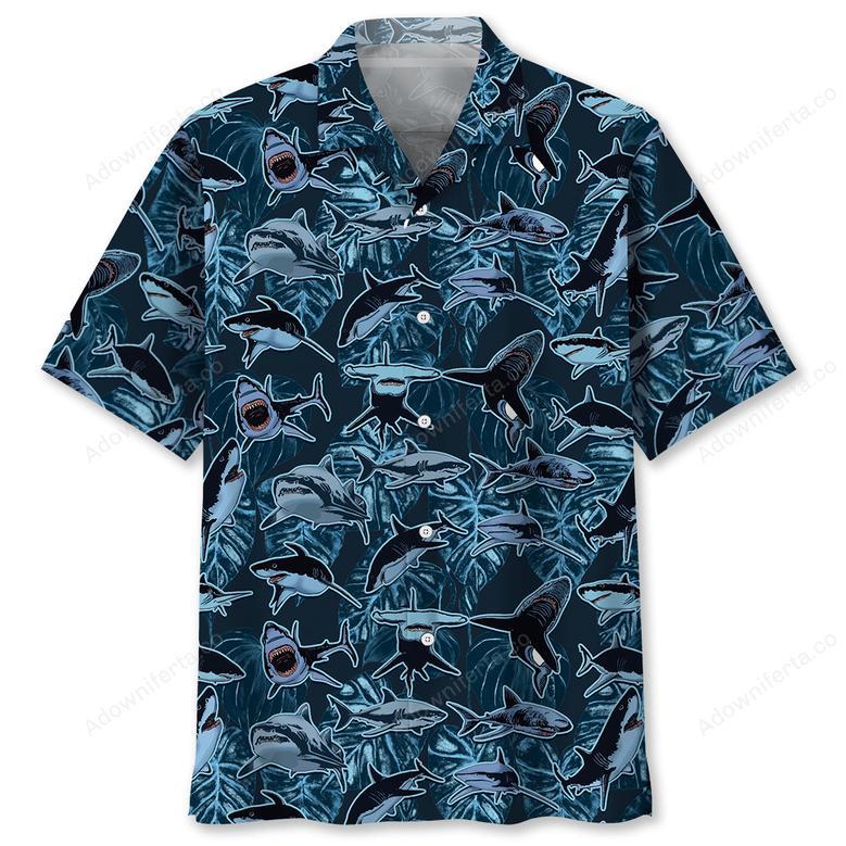 Shark Camouflage Hawaiian Shirt