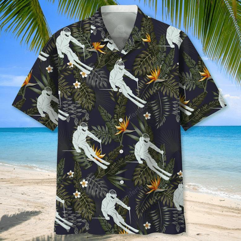 Skiing Hawaiian Nature Hawaiian Shirt