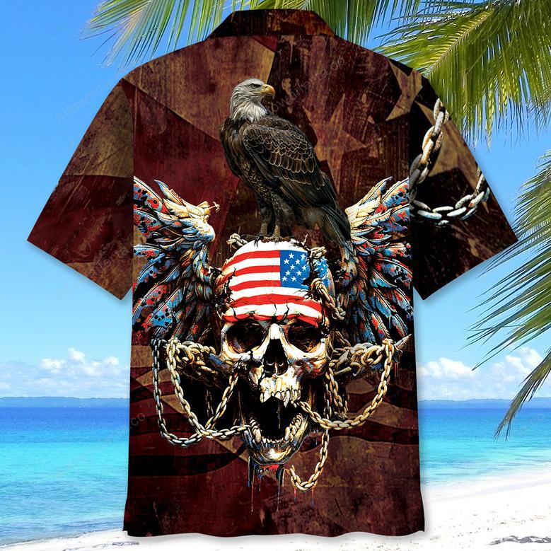 Skull Eagle Hawaiian Shirt