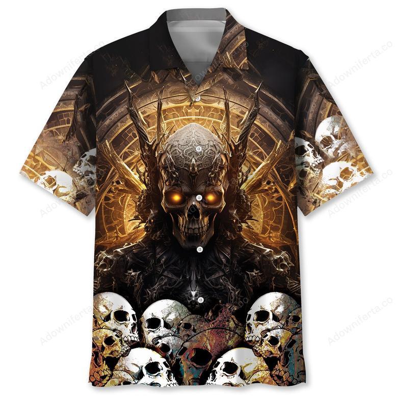 Skull King Hawaiian Shirt